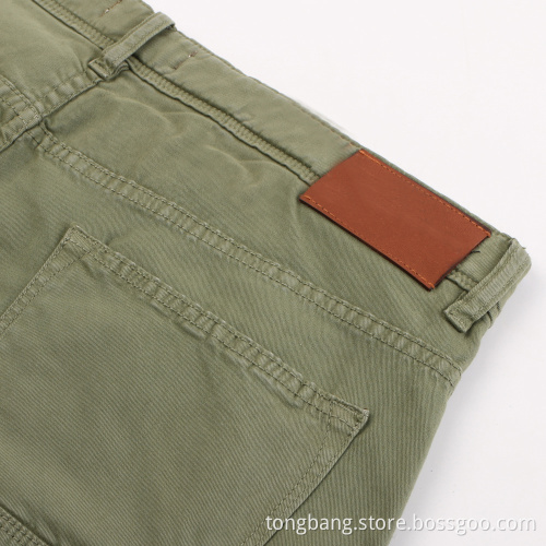 Men's Fashion Custom Casual Zipper Woven Pants